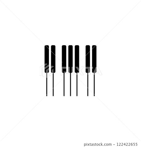 Piano Logo Design Template. 122422655