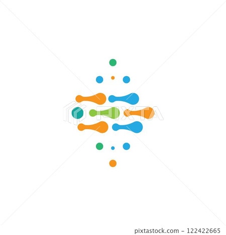 Molecule logo template 122422665