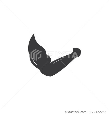 Hand strong logo vector Hand strong logo vector 122422736