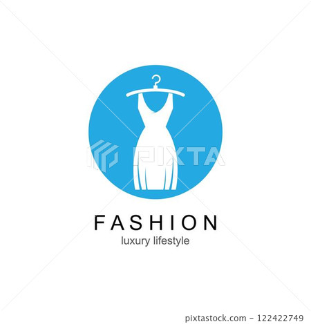 Clothes shop fashion logo vector 122422749