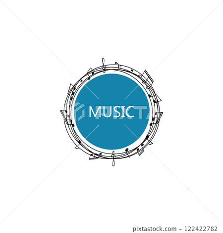 Music note Icon Vector 122422782