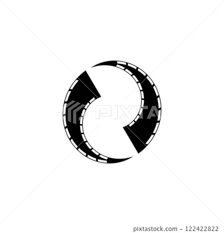 filmstrip Logo Template vector 122422822