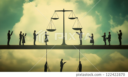 The balance of law: the seesaw game of fairness and power 122422870