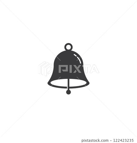 Bell icon illustration logo Bell icon illustration logo 122423235