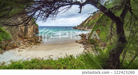 Seascape from Miradores Coastal Path, Spain 122423260