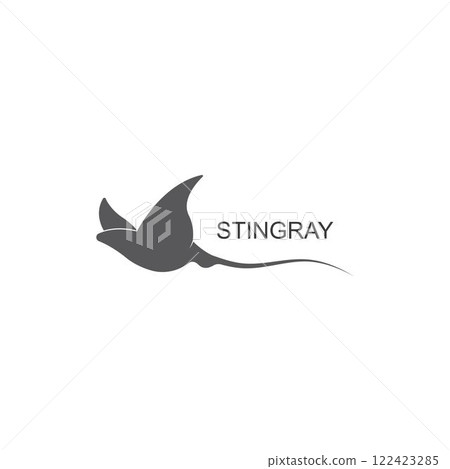 Stingray logo ilustration vector Stingray logo ilustration vector 122423285