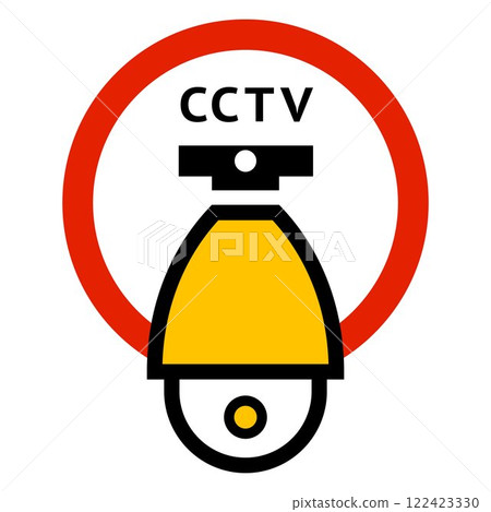CCTV sticker, video surveillance CCTV sticker, video surveillance 122423330