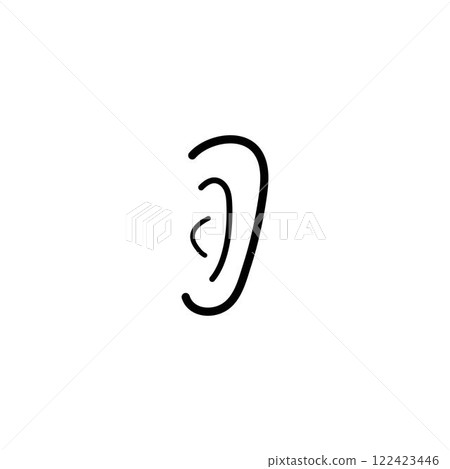 Hearing Logo Template vector Hearing Logo Template vector 122423446