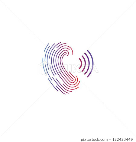 Hearing Logo Template vector 122423449