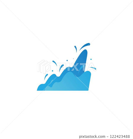 Water Splash logo vector Water Splash logo vector 122423488