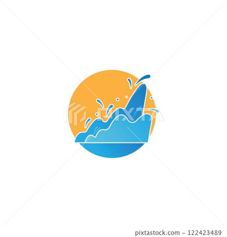 Water Splash logo vector Water Splash logo vector 122423489