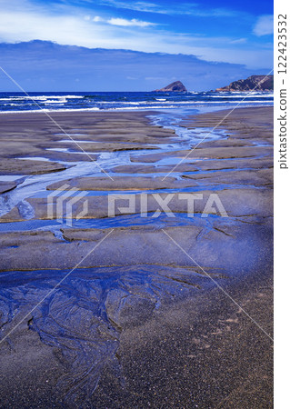 Beach of Los Quebrantos, San Juan de la Arena, Spain 122423532