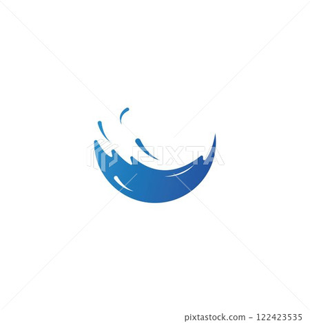 Water Splash logo vector Water Splash logo vector 122423535