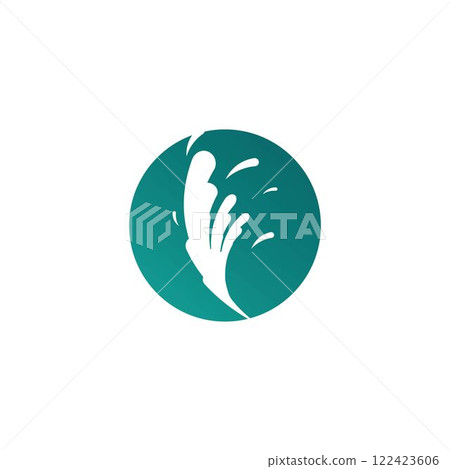 Water Splash logo vector 122423606