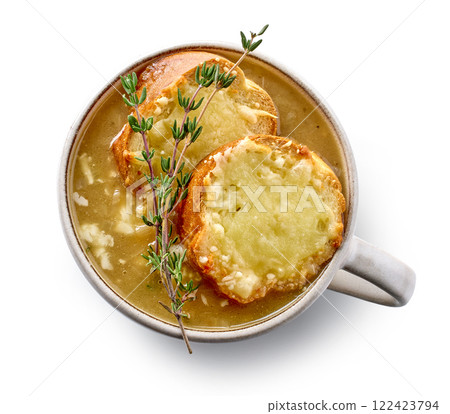bowl of french onion soup bowl of french onion soup 122423794