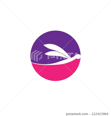 dragonfly logo icon vector template 122423964