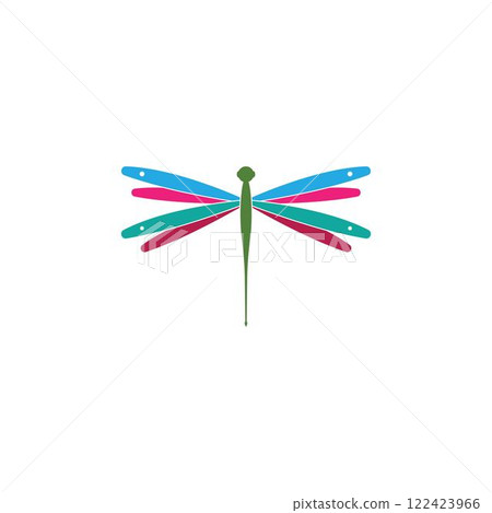 dragonfly logo icon vector template dragonfly logo icon vector template 122423966