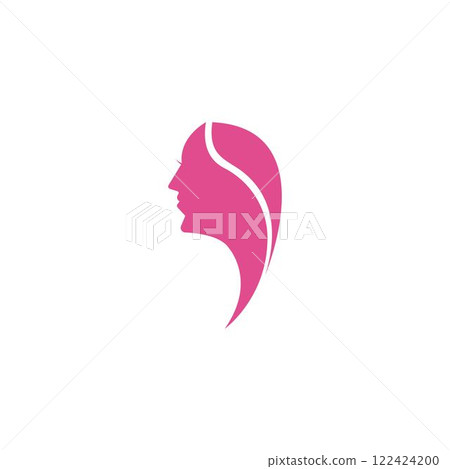 Beauty Women face silhouette character Beauty Women face silhouette character 122424200
