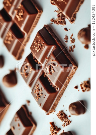 Block chocolate ingredients Block chocolate ingredients 122424395