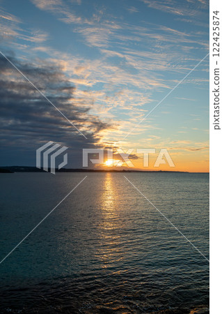 Sunset seen from Sheraton Okinawa Sunmarina Resort 122425874