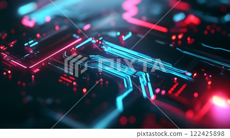 Abstract Data Stream 122425898