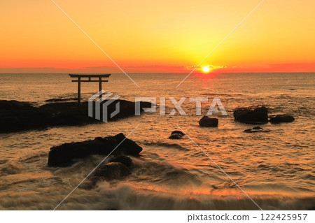 Ibaraki Prefecture Oarai Isosaki Shrine/Kamiiso Torii 122425957