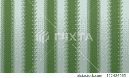 Pixel art green lines stripe background. Vertical stripes pattern seamless fabric texture. Dithering wallpaper vector illustration. Pixel art green lines stripe background. Vertical stripes pattern seamless fabric texture. Dithering wallpaper vector illustration. 122426065