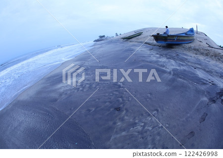Sand texture in the Beach Moonlight 122426998