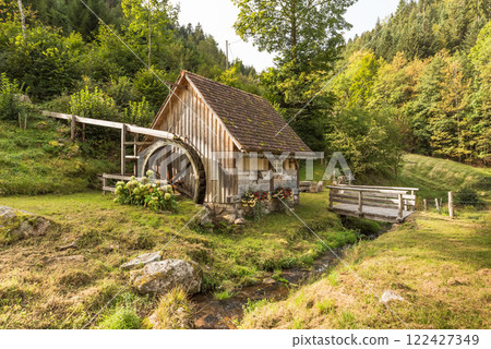 Historic water mill in the Black Forest in Germany Historic water mill in the Black Forest in Germany 122427349