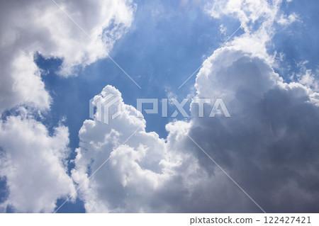 Summer thunderheads and blue sky in Sao Paulo, Brazil Summer thunderheads and blue sky in Sao Paulo, Brazil 122427421