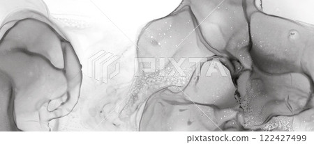 大理石圖像:灰色豪華春天般的背景插圖 大理石圖像:灰色豪華春天般的背景插圖 122427499
