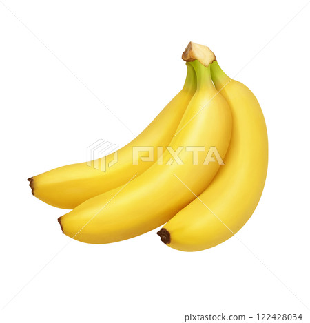 香蕉圖現實白色背景 122428034