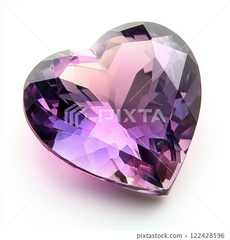 The gemstone is isolated on a pure white background The gemstone is isolated on a pure white background 122428596