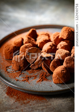 chocolate, truffle, truffles 122430758