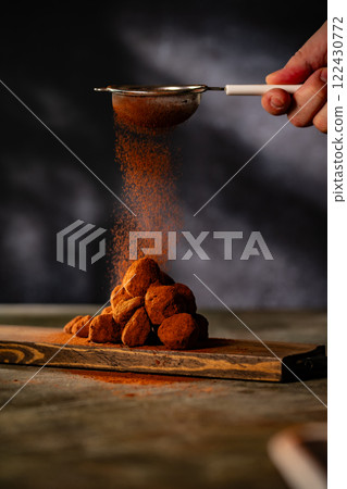 巧克力 喬科省 塊菌狀巧克力糖 122430772