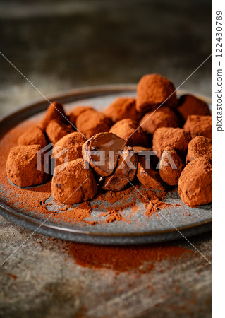 chocolate, truffle, truffles 122430789