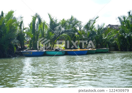 Vietnam Hoi An Coconut Forest Coconut Boat Vietnam Hoi An Coconut Forest Coconut Boat 122430979