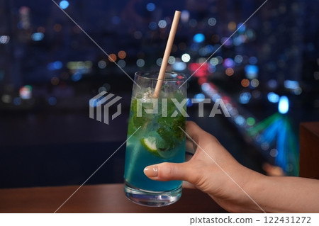 雞尾酒中國藍 雞尾酒中國藍 122431272