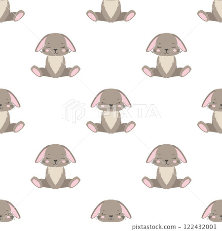 cute bunny seamless pattern cute bunny seamless pattern 122432001