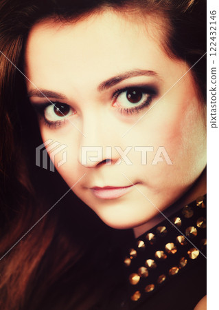 people concept - teenage girl portrait people concept - teenage girl portrait 122432146
