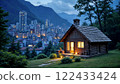 山間小屋式隱居地,可一覽摩天大樓林立的山景。 山間小屋式隱居地,可一覽摩天大樓林立的山景。 122433424