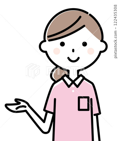 Care staff, helpers, guides Care staff, helpers, guides 122435308