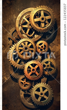A system that moves with gear interlocking 122435837