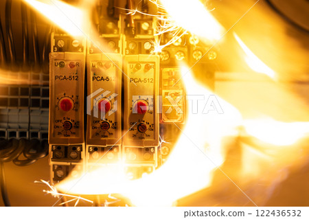 Electrical Short Circuit Causing Fire Outbreak 122436532