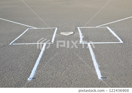 維護良好的業餘棒球場、打擊區、荒川河岸 122436908