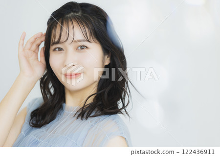 美麗的女人肖像 122436911