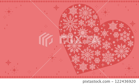 情人節背景與心和雪 情人節背景與心和雪 122436920