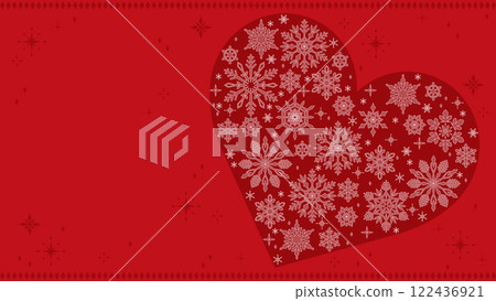情人節背景與心和雪 情人節背景與心和雪 122436921
