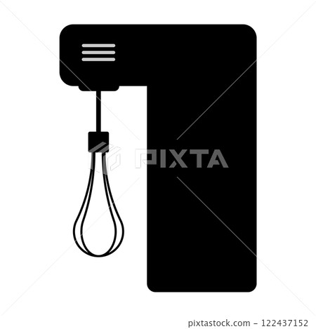 Hand mixer icon vector Hand mixer icon vector 122437152