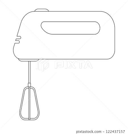 Hand mixer icon vector Hand mixer icon vector 122437157